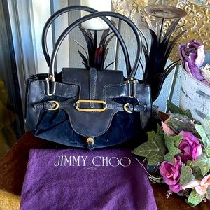 Jimmy Choo leather and Velvety Cutie